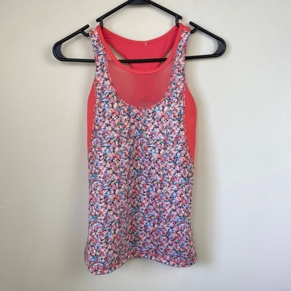 Lululemon Mesh With Me Tank Prism Petal Multi - Picture 5 of 9